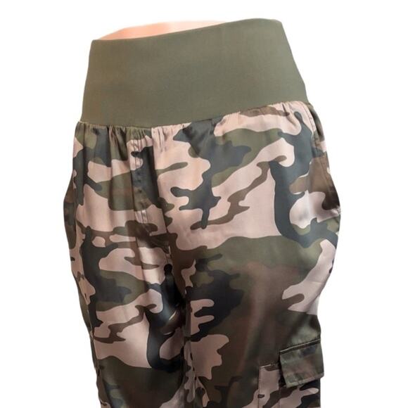 cinq a sept GILES Brown Camo Print PANT SZ L $265.00 - Picture 11 of 14